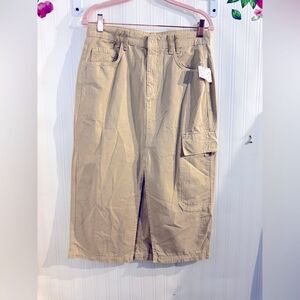 Free People Cargo Skirt Sz 27